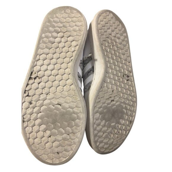 Adidas Snakeskin Striped Low Top Sneakers Size 7 - Picture 3 of 3